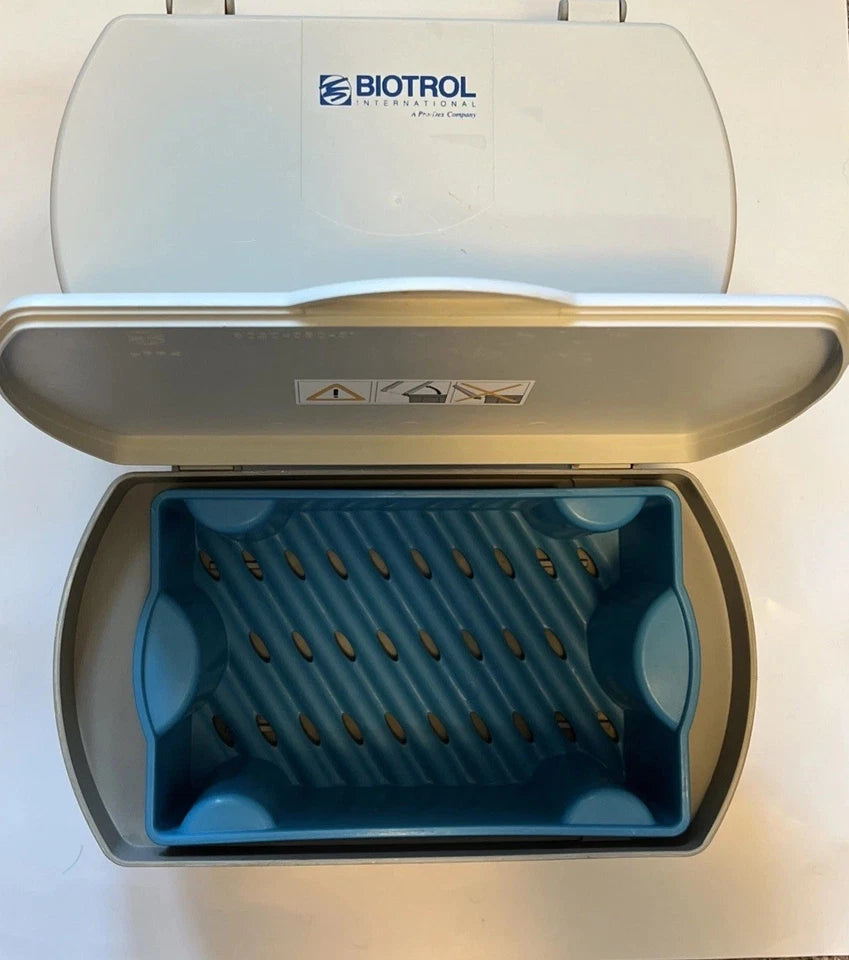 Biotrol Euro-Tray Blue Germicide Tray for Cold Sterilization Dental, Tattoo