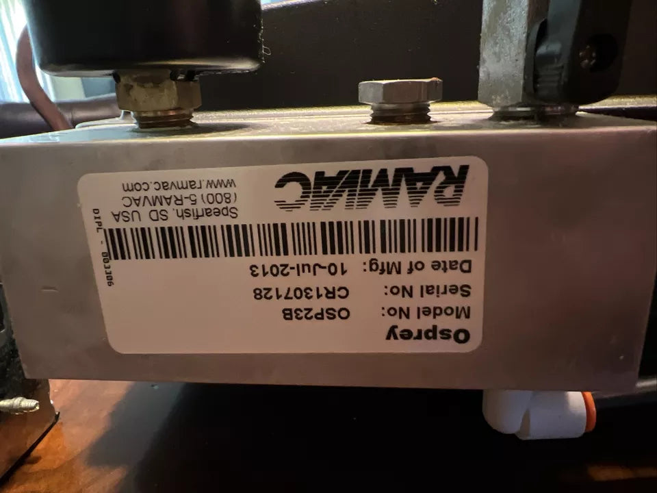 RamVac Osprey 23B Main Control Panel Dental Compressor