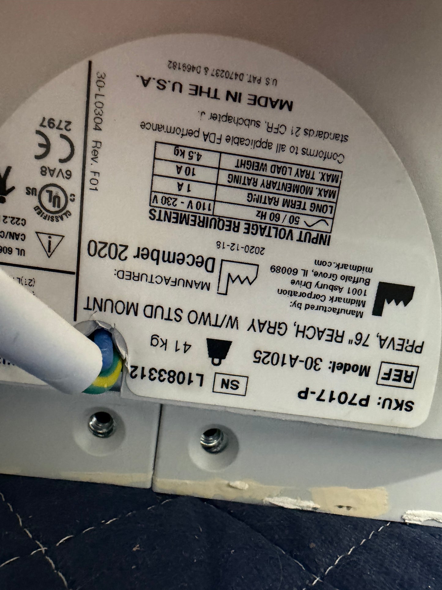 Midmark Progeny Preva Intraoral Wall Mount X-Ray (2020)