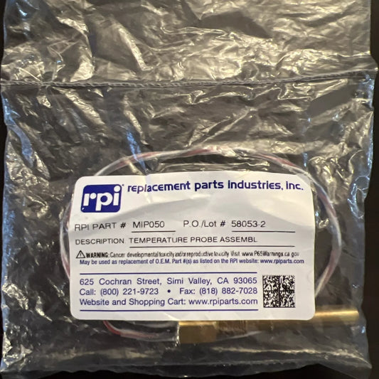 Temperature Probe Assembly MIP050 for Midmark Ritter M11 M11D M9 M9D 002-0357-00