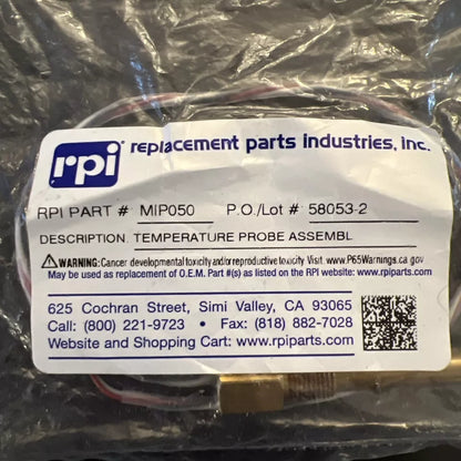 Temperature Probe Assembly MIP050 for Midmark Ritter M11 M11D M9 M9D 002-0357-00